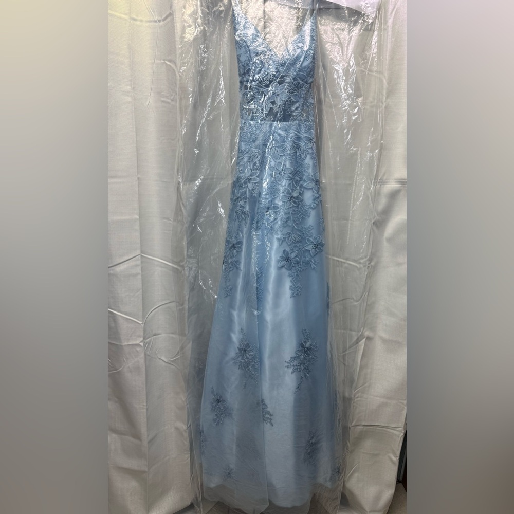 Windsor Light Blue Lace Dress